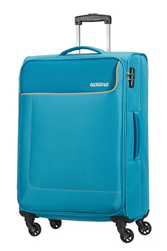 American Tourister – FUNSHINE – Spinner 66 cm, 63.5L, Ocean Blue