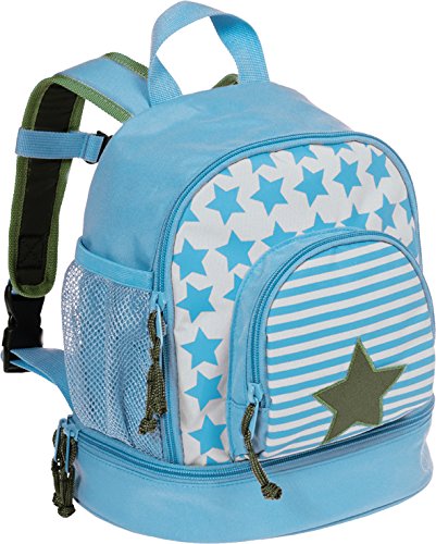 Lässig Mini Backpack Kinderrucksack Kindergartentasche, Brotdosenfach unten, Starlight Olive